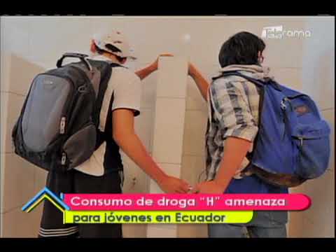 Consumo de droga H amenaza para jóvenes en Ecuador