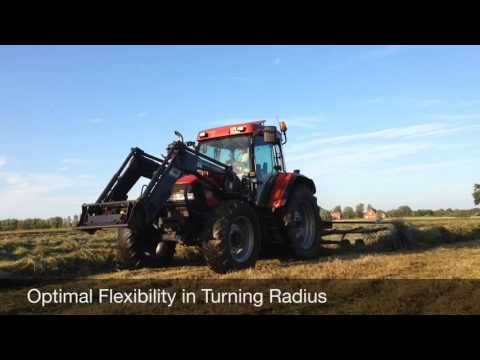 4,6 Meter Single Rotor Rake - Vicon Andex 463 and Case IH MX90c Maxxum