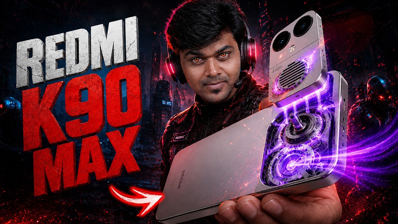 Redmi K90 Max Review | Active Cooling Fan, 8550mAh Battery & Snapdragon Flagship