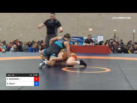 62 Kg Rr Rnd 2 CHEYENNE BOWMAN Team California Vs Alara Boyd Team Indiana