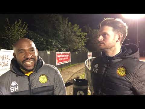 Hornchurch 1-0 Merstham | Frank Wilson & Barry Hayles Interview