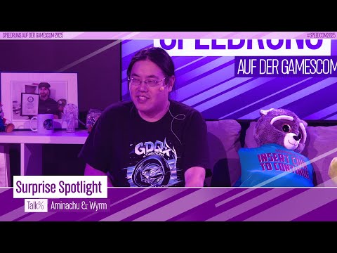 Speedruns auf der gamescom 2025 | Surprise Spotlight: Talk mit Aminachu & Wyrm