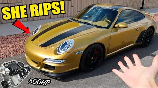 Our LS Swapped V8 Porsche 911 is DONE! First Drive & Review (SHE RIPS)