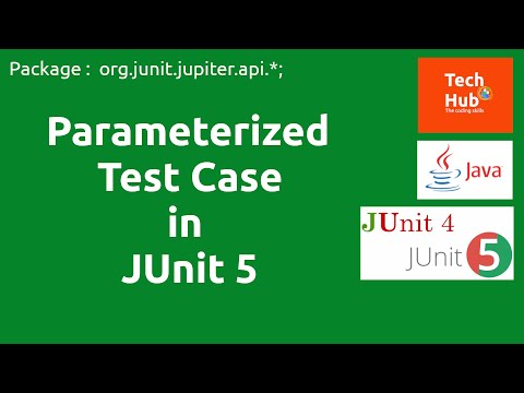 Parameterized Test Case in JUnit 5 | Java | TechHub