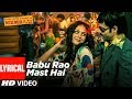 Lyrical Babu Rao Mast Hai Once Upon A Time In Mumbai Pritam Emraan Hashmi Amy Kingston