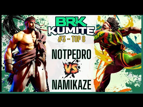 SF6 👊 NotPedro (Ryu) vs Namikaze (Dee Jay) 👊 BR Kumite #3 - Street Fighter 6 - Top 8