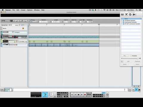 Re-Grooving Audio in Reason 7