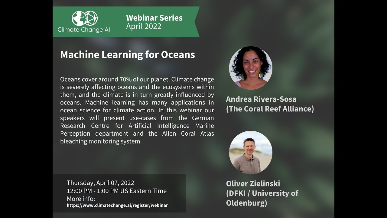Machine Learning for Oceans