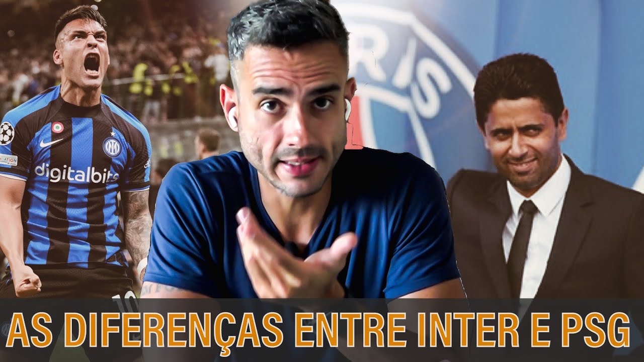 Um bilhão a cada três anos: o abismo econômico entre PSG e Inter de Milão
