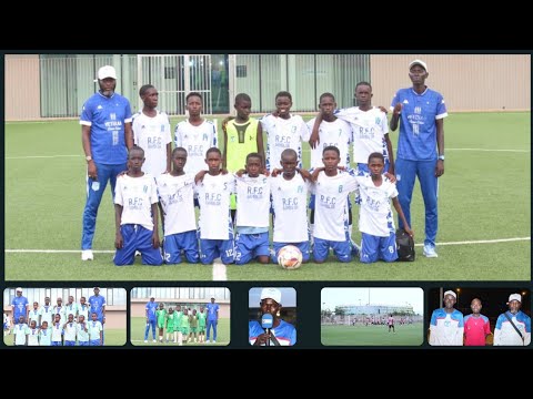 Friendly match between the Bambilor reference football school and the future football at the anne...