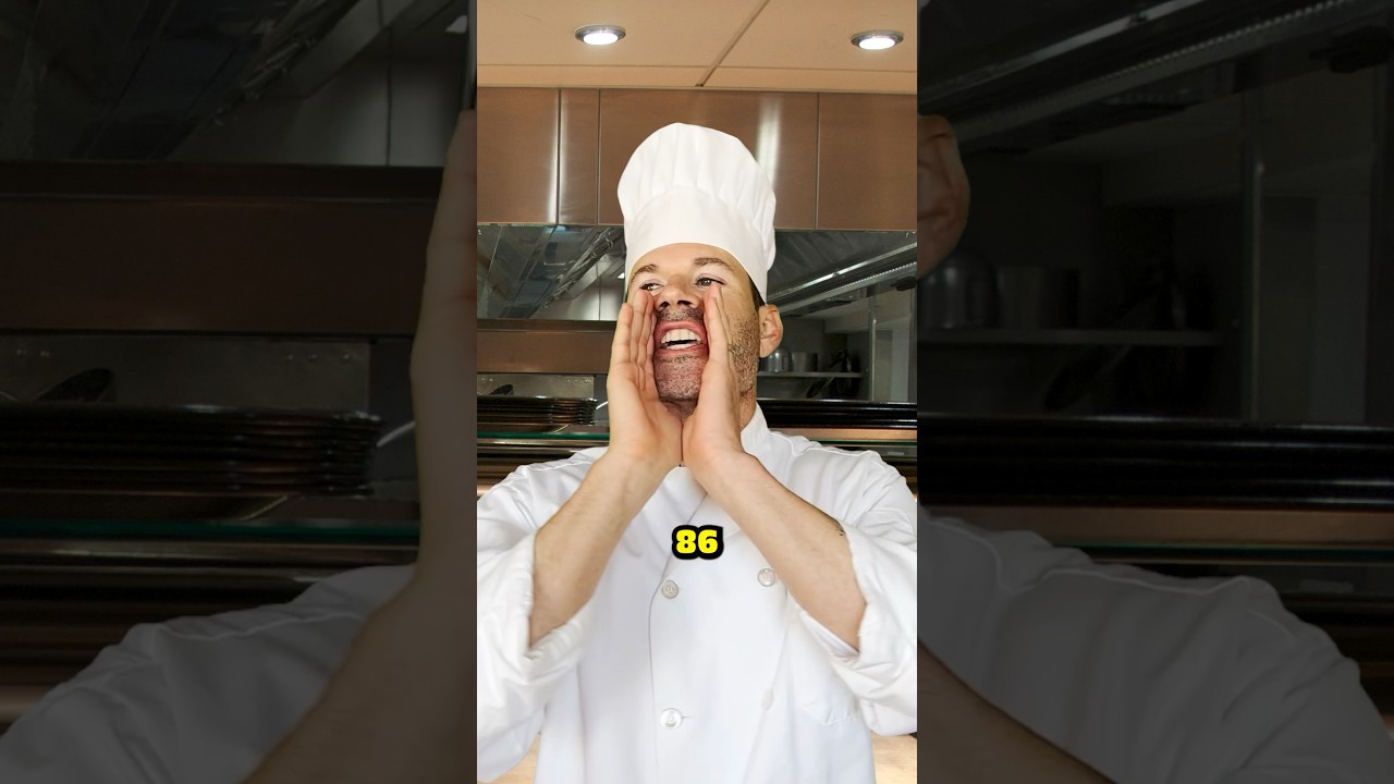 Things you hear as a Chef - What does 86 mean