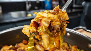 Southern Fried Cabbage with Bacon | Cookin' With Nephew