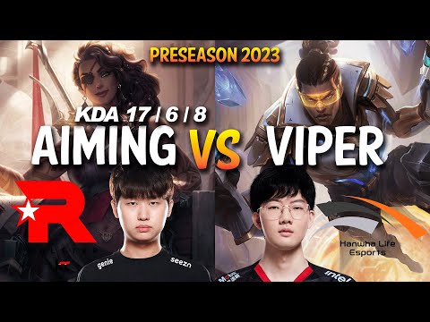 KT Aiming vs HLE Viper - SAMIRA vs LUCIAN ADC - KR Ranked