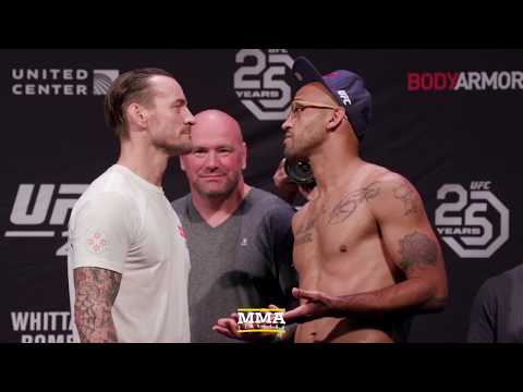 UFC 225 Weigh-Ins: CM Punk vs. Mike Jackson Staredown - MMA Fighting