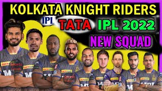 TATA IPL 2022 | Kolkata Knight Riders Final Squad 2022 | KKR Team Full Players List | KKR Team 2022