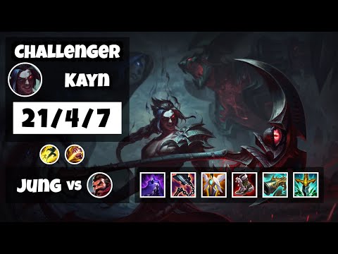 Kayn vs Graves BR Challenger JUNGLE (21/4/7) - v11.18
