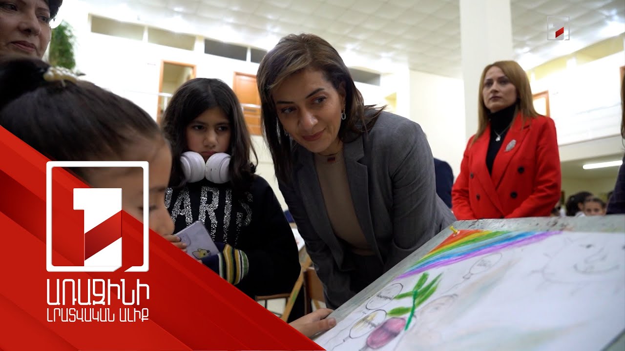 Այց մանկական արվեստի դպրոց, Ասլամազյան քույրերի պատկերասրահ. Աննա Հակոբյանի հանդիպումները Գյումրիում