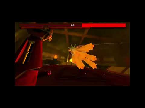 beating up V2 with his own hands