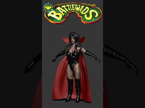 Dark Queen #Battletoads #ZBrush #3Dmodeling #digitalsculpting #videogames #Arcade