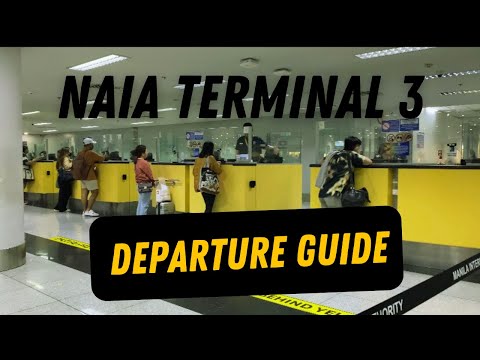 NAIA Terminal 3 Step by Step Guide for International Departure | Liz Calim