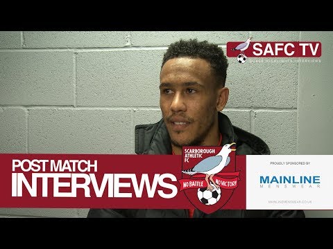 Post Match Interviews: Scarborough Athletic v Stratford Town - 30/09/2017