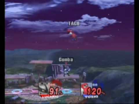 Dragoomba (Lucario) Vs. TACO (Yoshi)