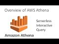 AWS Athena Overview Key Concepts Serverless Interactive Query Service