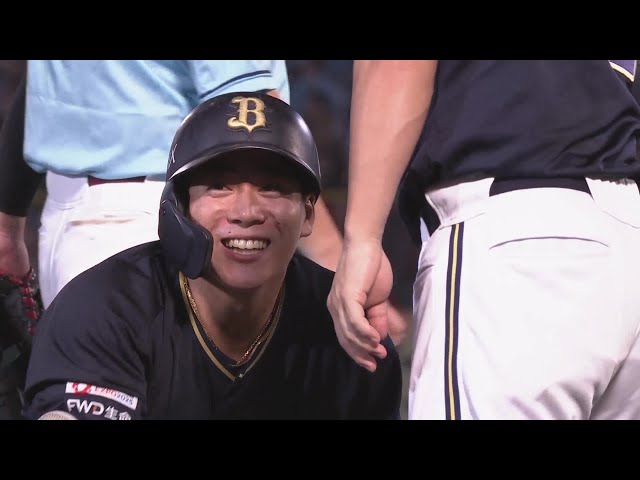【6回表】華麗に流し打ち!! バファローズ・来田涼斗 貴重な追加点となるタイムリー3ベース!!  2024年8月31日 東北楽天ゴールデンイーグルス 対 オリックス・バファローズ