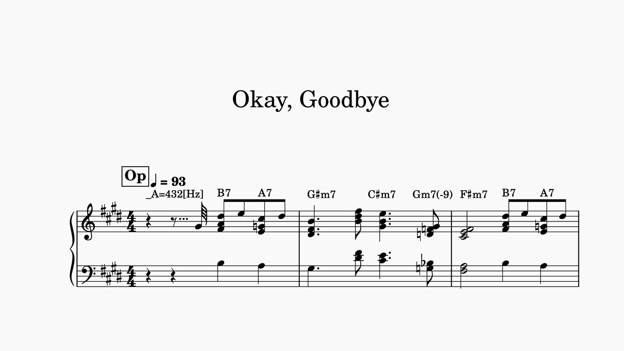 Okay, Goodbye / 藤井風