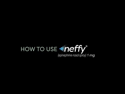How to use neffy® (epinephrine nasal spray) in a child aged 4 yrs & older (33lbs to below 66lbs)
