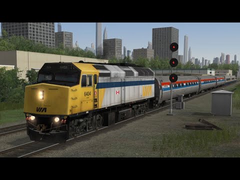 Open Rails: Via Rail run International | D.C