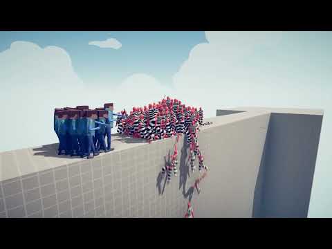 50 Steve vs 250 prisoner TABS - Totally Accurate Battle Simulator