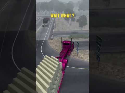 When YOU LOSE Your BRAKES!!! In the RAIN | American Truck Simulator #shorts #ats #simulator