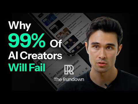 How to Hit 2M Subs in 2 Years Building an AI Newsletter | The Rundown AI, Rowan Cheung