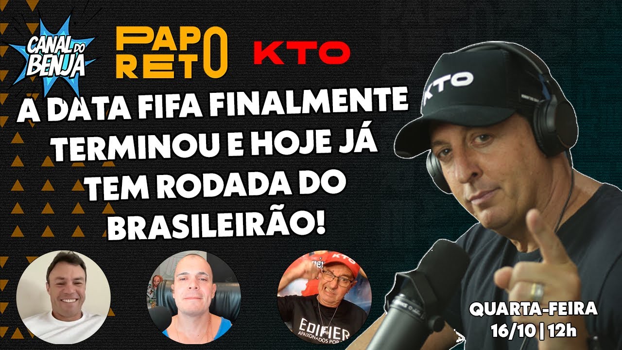 Papo Reto com Benja, Gladiador, Mano e Véio - ep. 341 - 16/10/2024