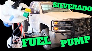 DIY 2018 Chevy Silverado Fuel Pump replacement.