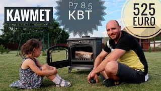 Польская KawMet P7 8,5 кВт. Топовая печь для дачи. Недорогая, чугунная, надёжная