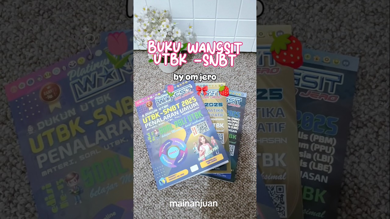 buku soal² ujian utbk-SNBT tahun 2024-2025 dijamin sama.Kode pembelian shope:ACA-FSL-ESX #shopee