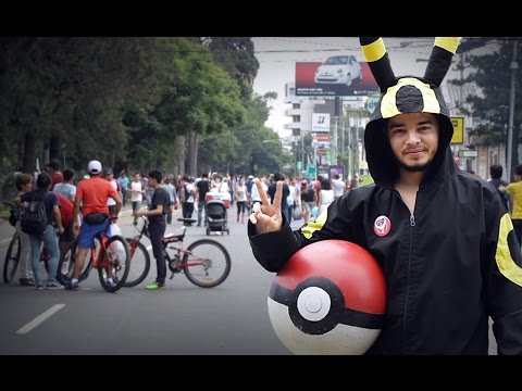 Más de 16 mil guatemaltecos toman las calles para atrapar Pokémon