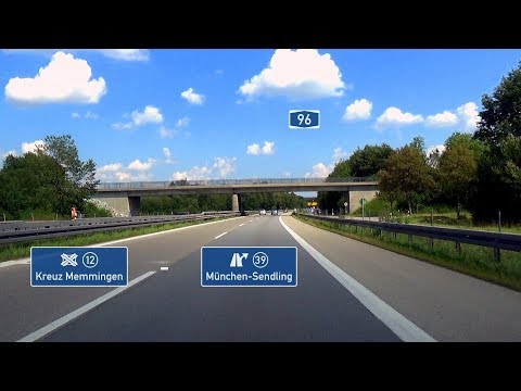 🇩🇪 A96: AK Memmingen - AS München-Sendling (4x)