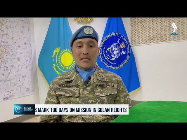Қазақстандық бітімгерлердің екінші ротасы Голан биіктігіне аттанады