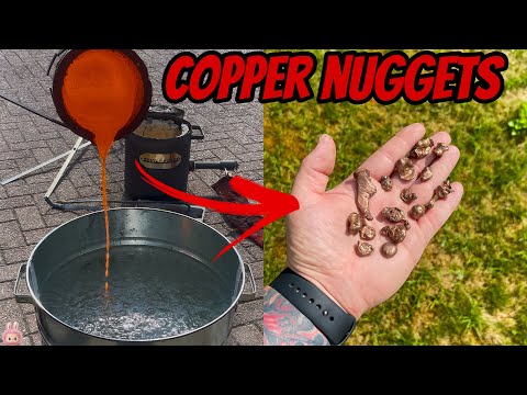 Don’t Try This at Home! Pouring 1,100°C Copper into Water 💦 😱