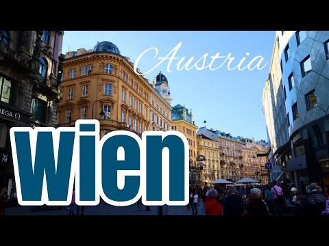 [World Street Walk] Viena, Áustria ~ Caminhada pela cidade em Viena (Viena), Áustria ~