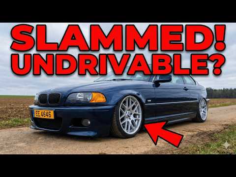 I Slammed My BMW E46 to the Ground… and It Became undrivable!!