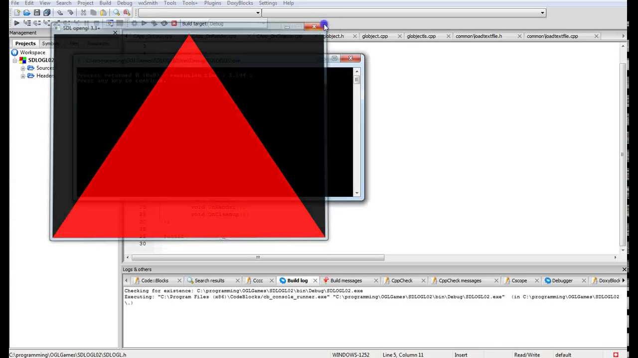 How to setup Codeblocks mingw, SDL2.0 Opengl 3+ and GLEW simple project included.