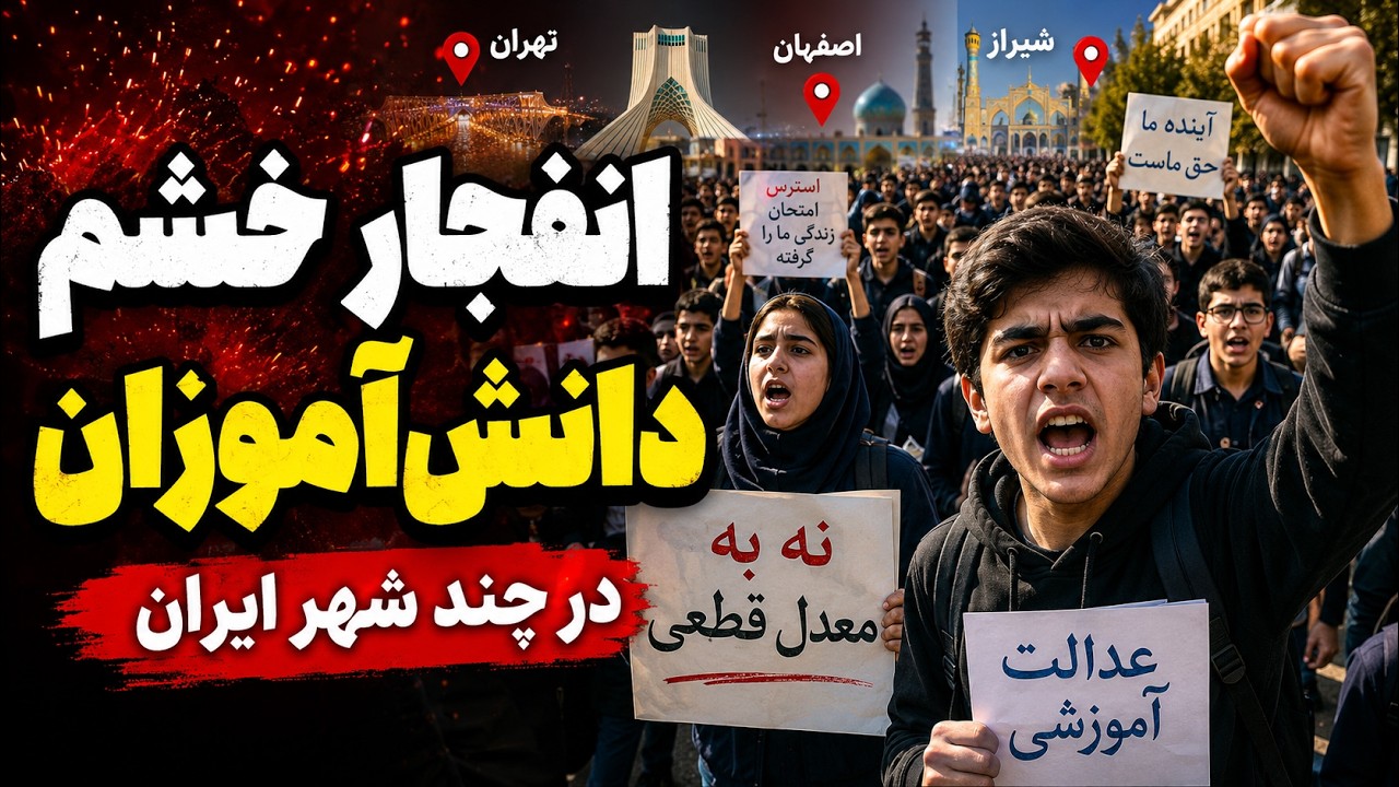 انفجار خشم دانش‌آموزان در چند شهر ایران  کنکور ۱۴۰۵ وارد بحران شد؟