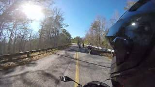 preview picture of video 'Motorcycle meet at Mount Cheaha in Alabama'