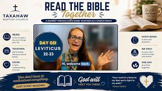 Day 051 Leviticus 22–23 — God's Appointed Times