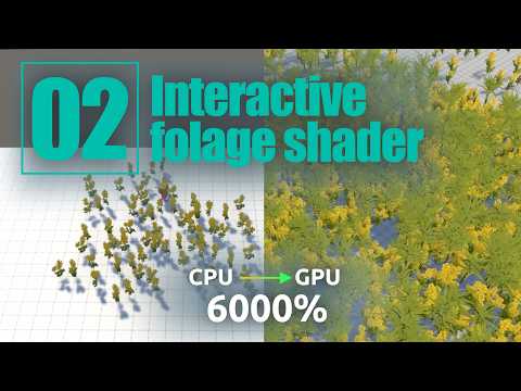 Increasing Unity Foliage Performance by 6000% - One Shader to Rule Them All