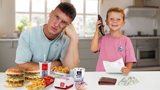 My son chooses my diet for a day
